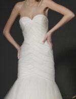 Abito da sposa a sirena in tulle