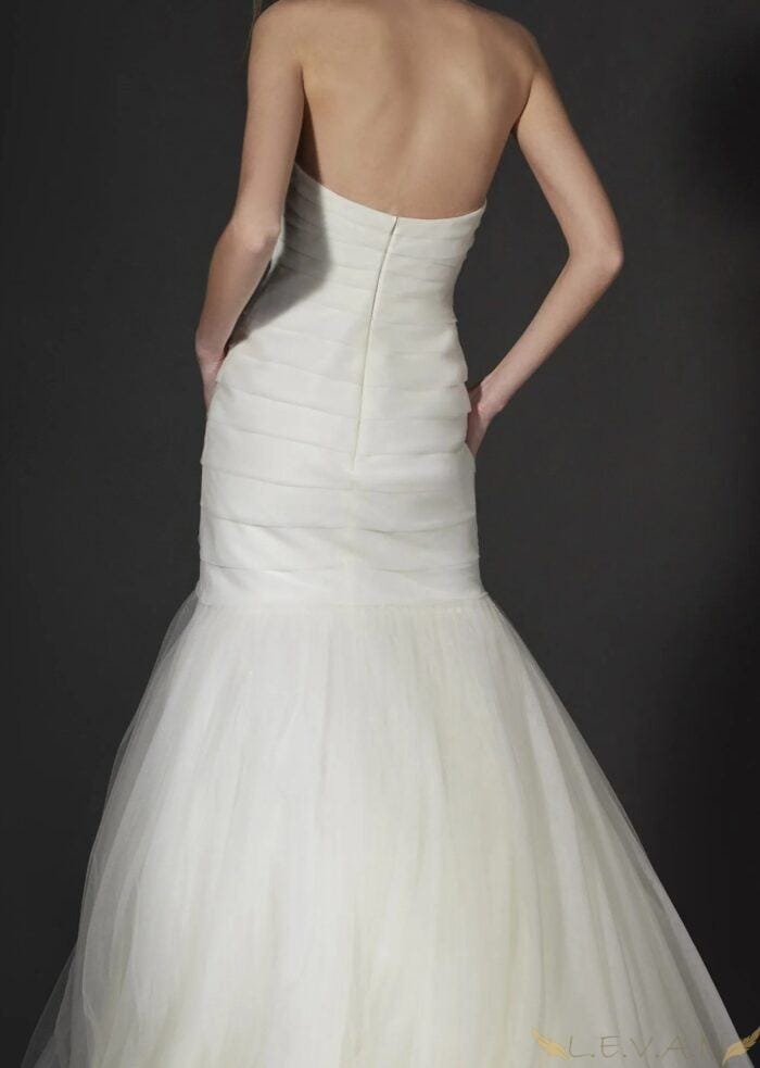 Abito da sposa a sirena in tulle