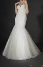 Abito da sposa a sirena in tulle