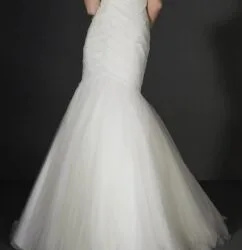 Abito da sposa a sirena in tulle