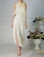 "L'Alessia" – Tubino con Top in Organza e Fiocco - immagine 5