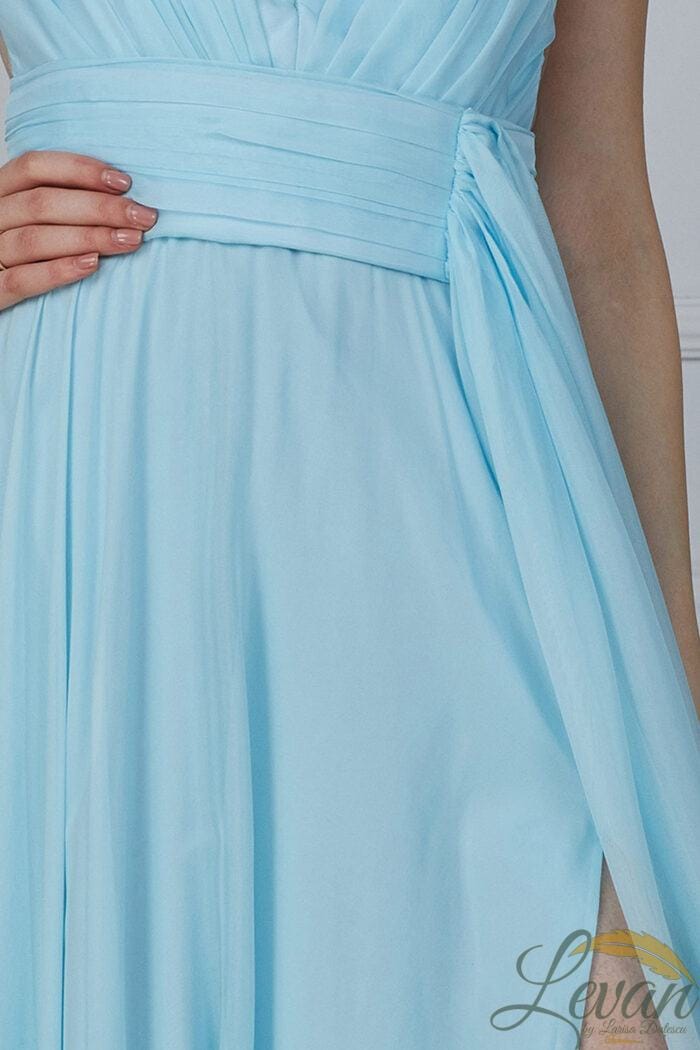 "La Celeste" – In Chiffon con Stola - immagine 2