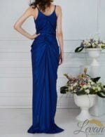 "La Giovana" – Blu Elettrico Drappeggiato - immagine 3