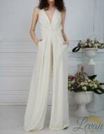 "La Siena" – Pantalone Palazzo e Scollo Profondo - immagine 5