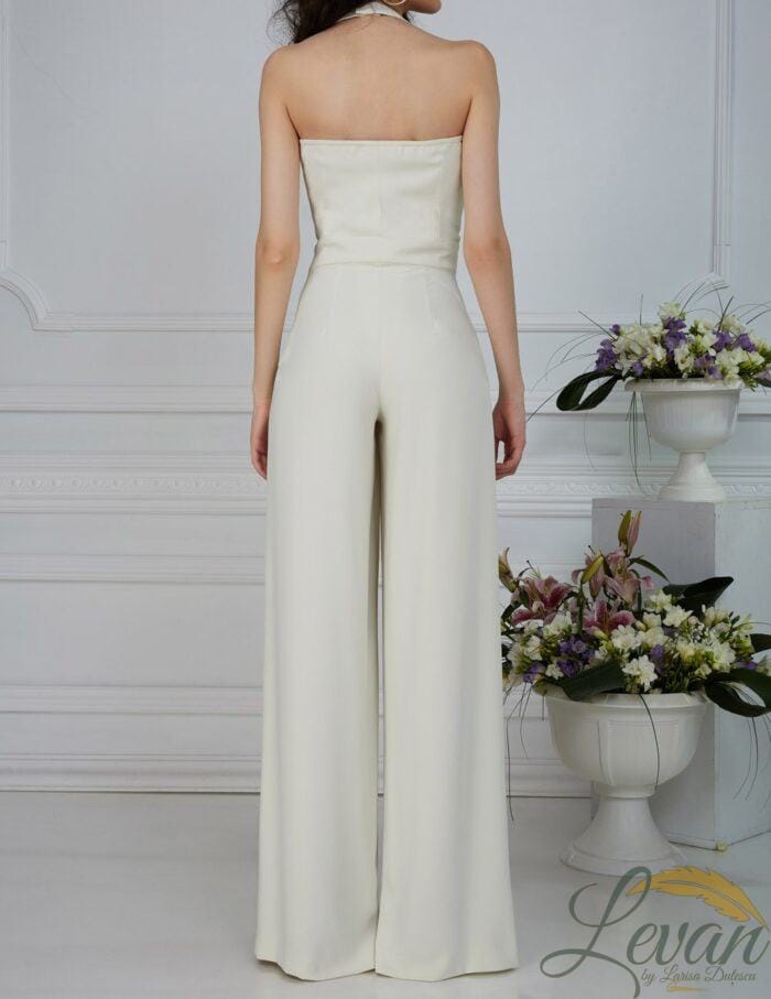 "La Siena" – Pantalone Palazzo e Scollo Profondo - immagine 3