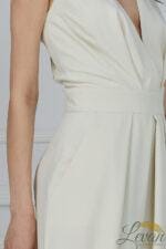 "La Siena" – Pantalone Palazzo e Scollo Profondo - immagine 2